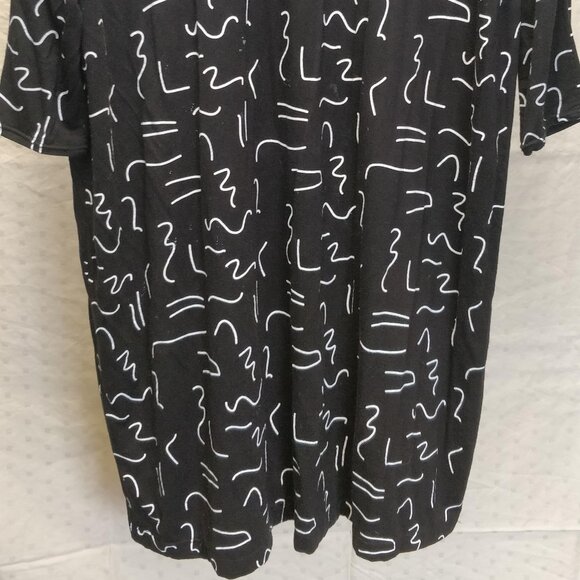 Handmade baggy tunic mini-dress - Picture 3 of 3